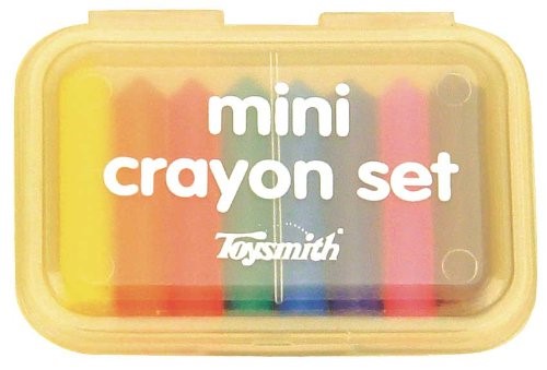 Toysmith Mini Crayon Set  8 per Package [Case Colors Vary]