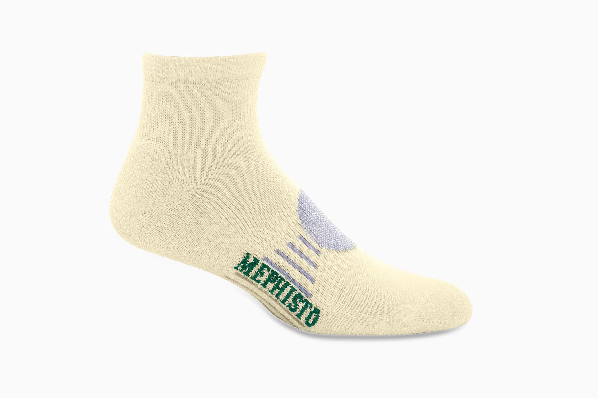 Mephisto Men's Boca Crew Sock,White,US M