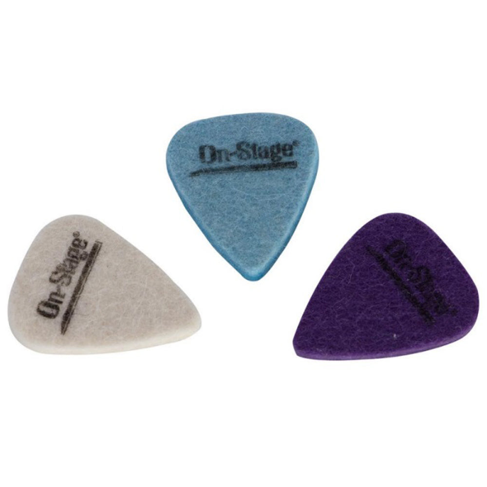 On Stage UPK300 Felt Ukulele Picks 3 Pack