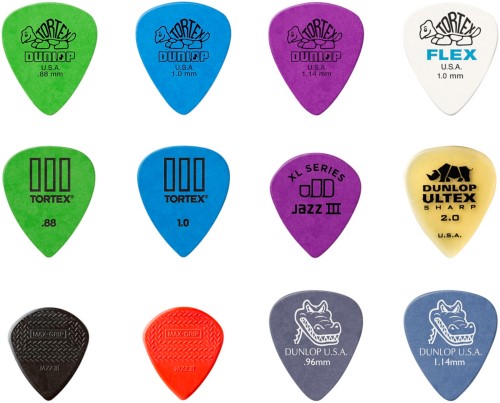 Dunlop Electric Variety 12 Pack Picks