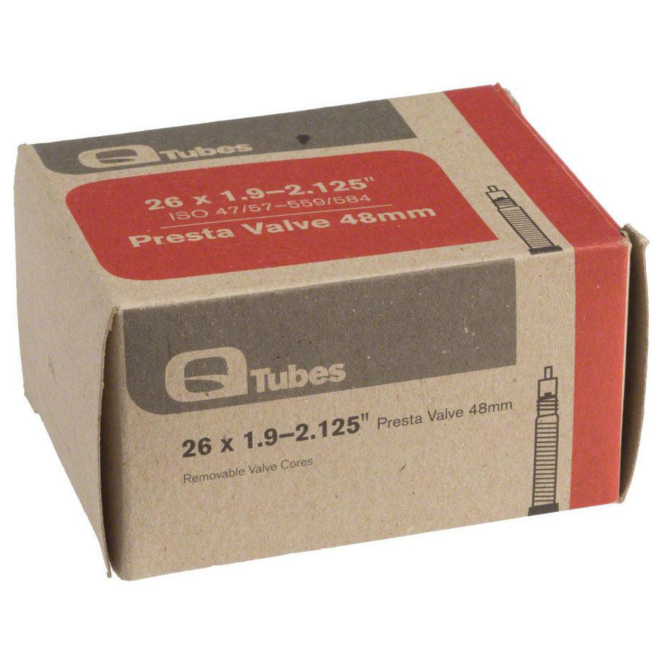 Q-Tubes 48Mm Presta Valve Tire Tube, 26 X 1.9-2.125 in.