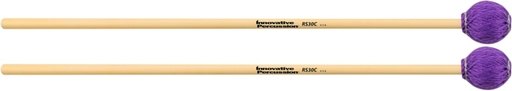 Innovative Percussion Rattan Marimba/Vibraphone Mallets Medium Hard Purple Cord