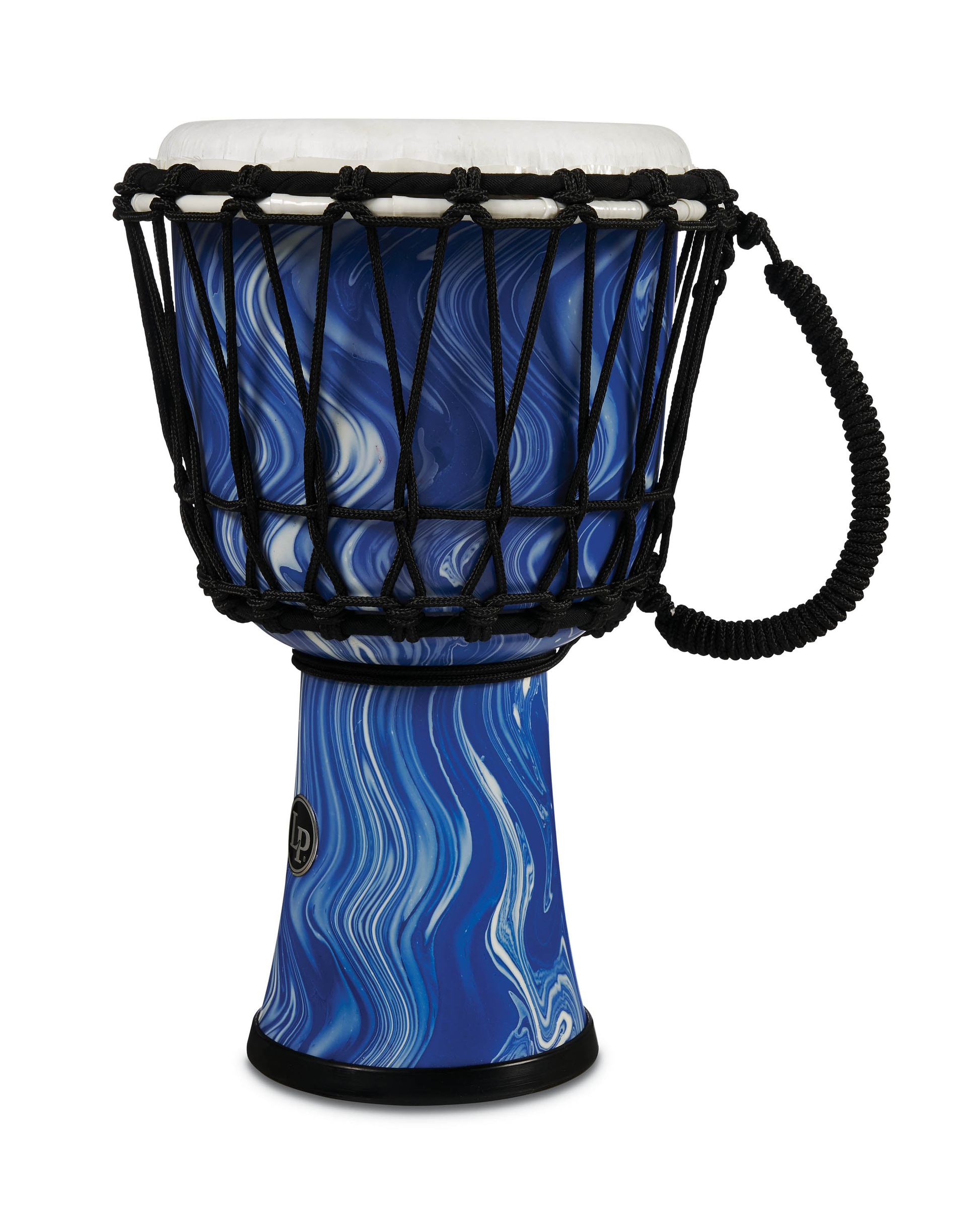 Latin Percussion 10-inch Rope Tuned Circle Djembe with Perfect-Pitch head