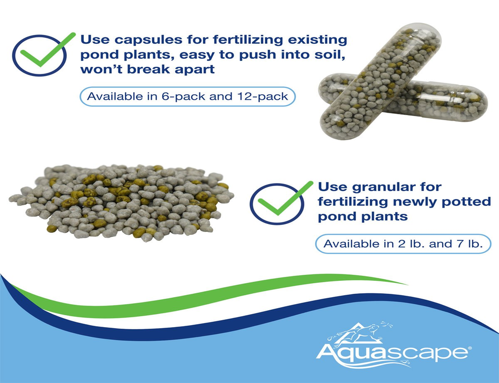 Once-A-Year Pond Plant Fertilizer Capsules