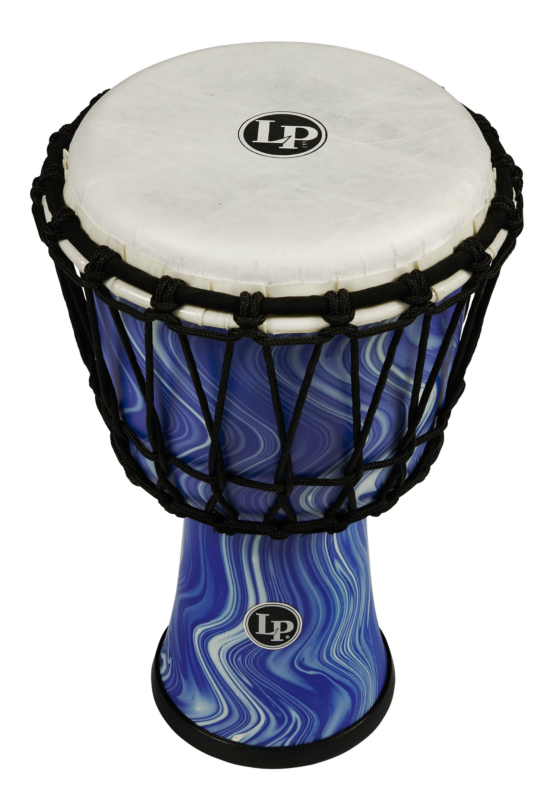 Latin Percussion 10-inch Rope Tuned Circle Djembe with Perfect-Pitch head