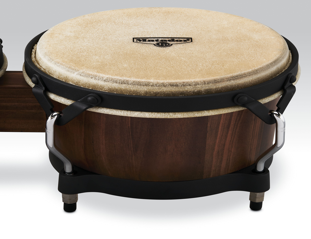 Matador M201-WB Whiskey Barrel Bongo Set with Black Hardware Whiskey Barrel