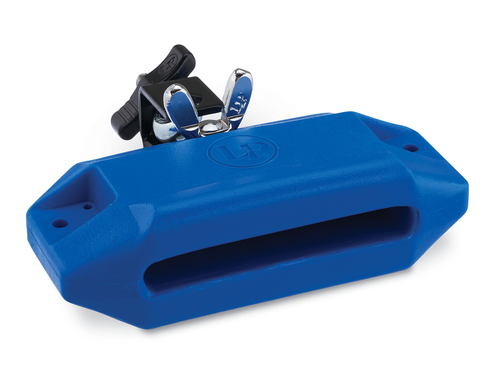 Latin Percussion Jam Block with Bracket, High Pitch  Blue
