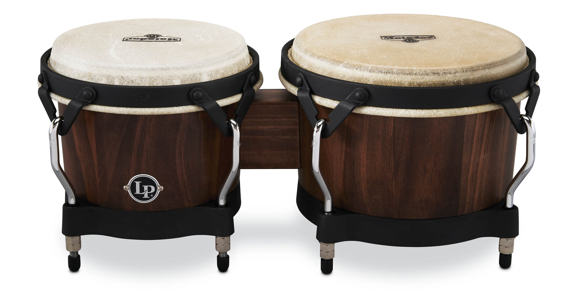 Matador M201-WB Whiskey Barrel Bongo Set with Black Hardware Whiskey Barrel