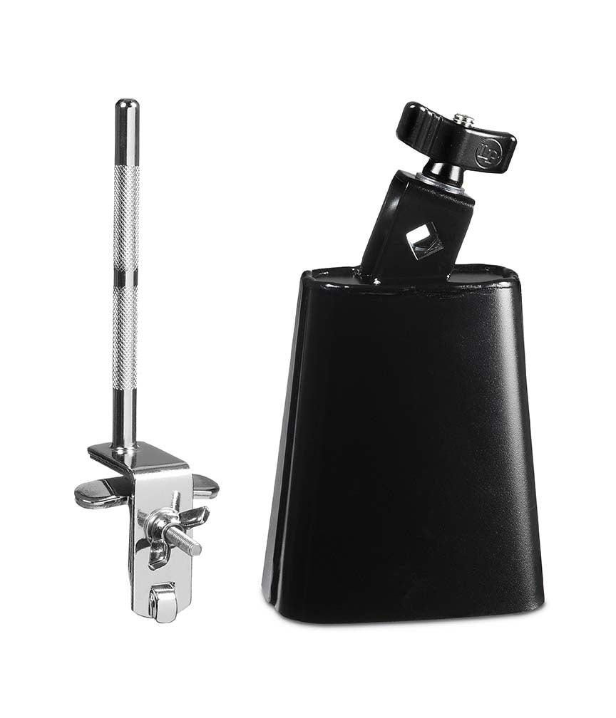 Latin Percussion LP20NY-K City Cowbell with Mount Pack Black