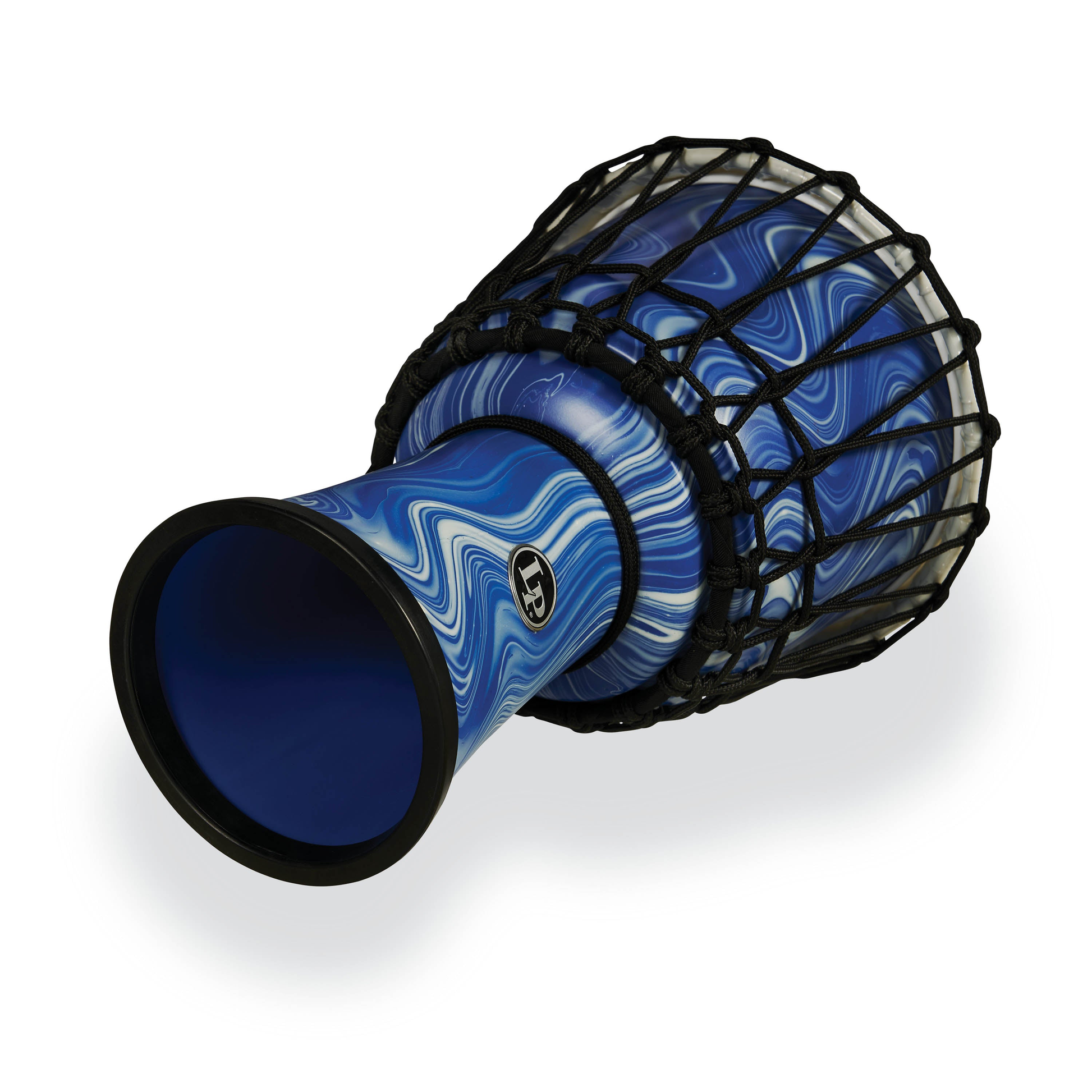 Latin Percussion 10-inch Rope Tuned Circle Djembe with Perfect-Pitch head
