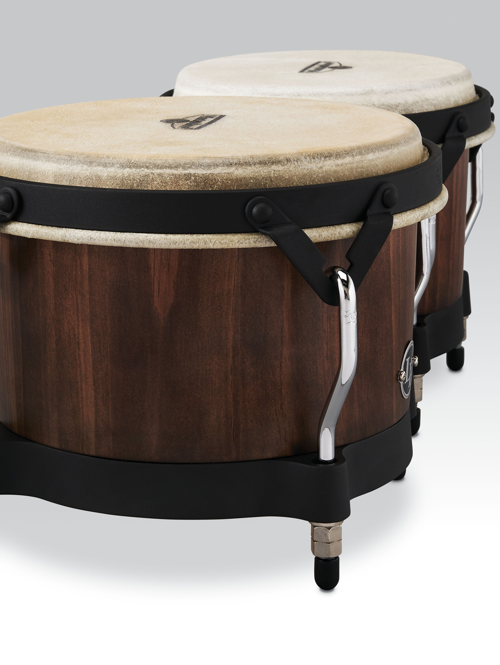 Matador M201-WB Whiskey Barrel Bongo Set with Black Hardware Whiskey Barrel