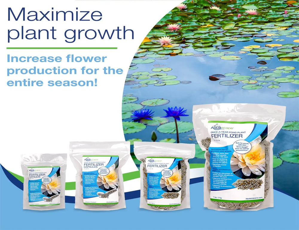 Once-A-Year Pond Plant Fertilizer Capsules