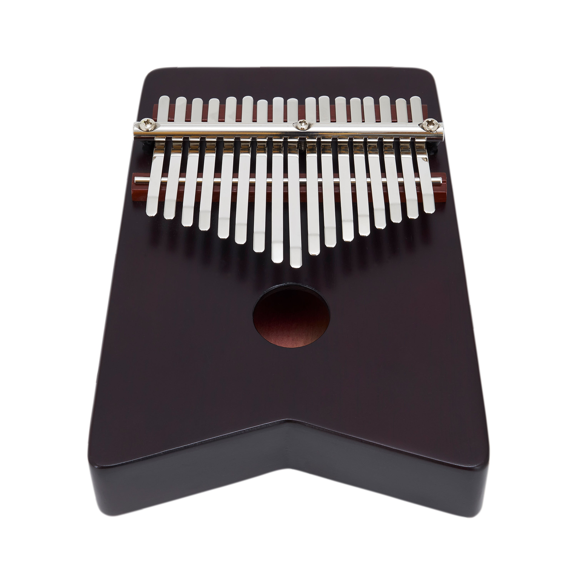 LP LP0217DC 17-Key Pentatonic Kalimba - Deep Cherry Cherry Stain