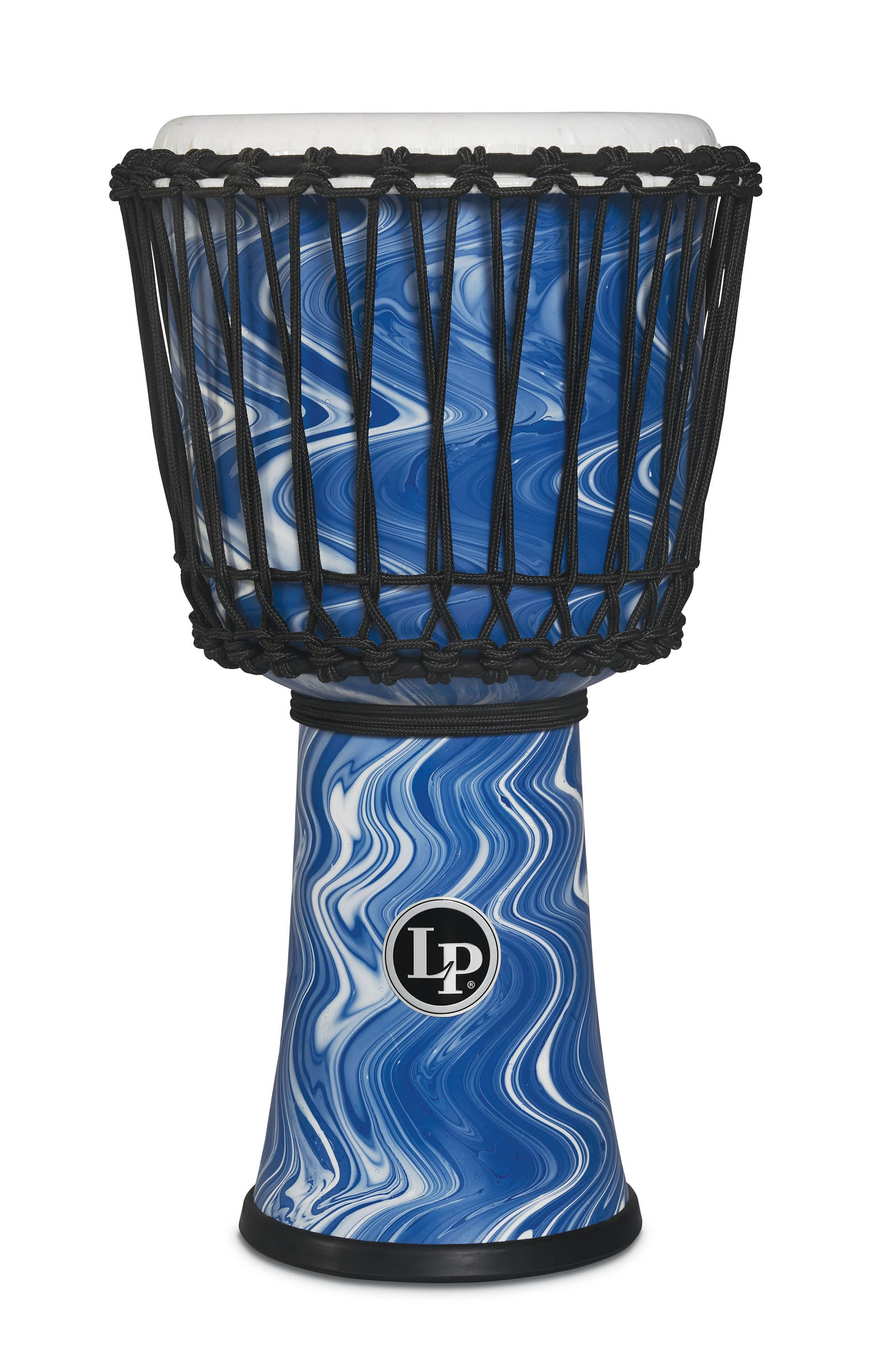 Latin Percussion 10-inch Rope Tuned Circle Djembe with Perfect-Pitch head