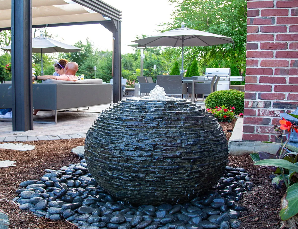 Stacked Slate Spheres