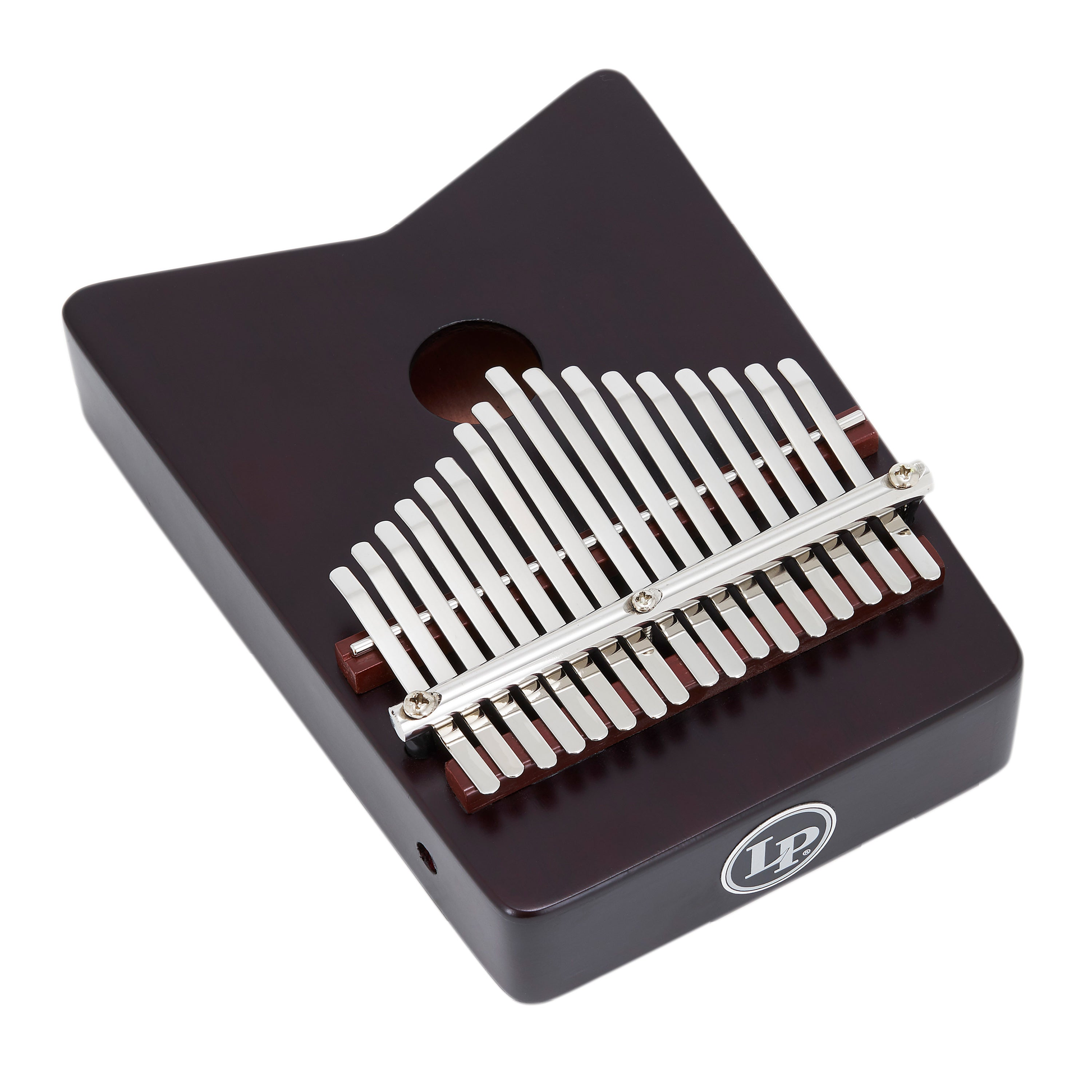 LP LP0217DC 17-Key Pentatonic Kalimba - Deep Cherry Cherry Stain